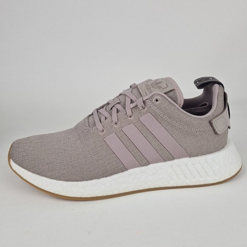 Adidas Original NMD R2 Grey Brown CQ2399 Mens Running Sneakers Shoe Size